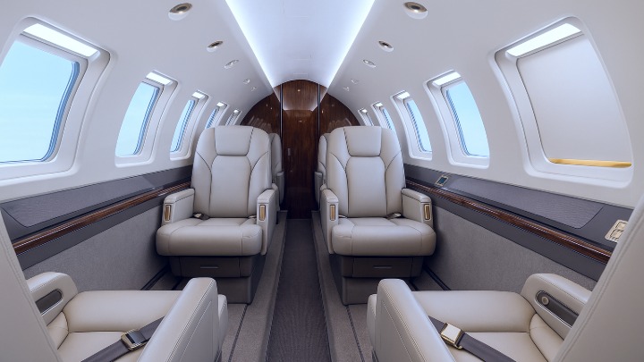 Special Charter Fleet - Hawker 800 Jet Interior